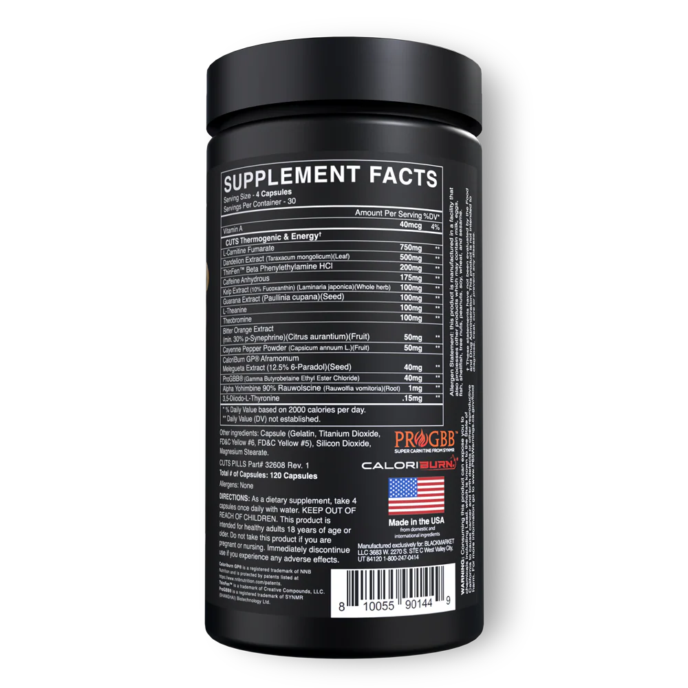 Black Market Labs | Cuts Thermogenic Pills
