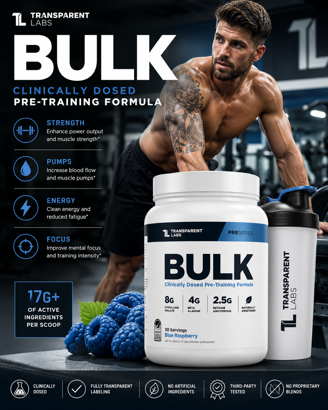 Transparent Labs | Bulk