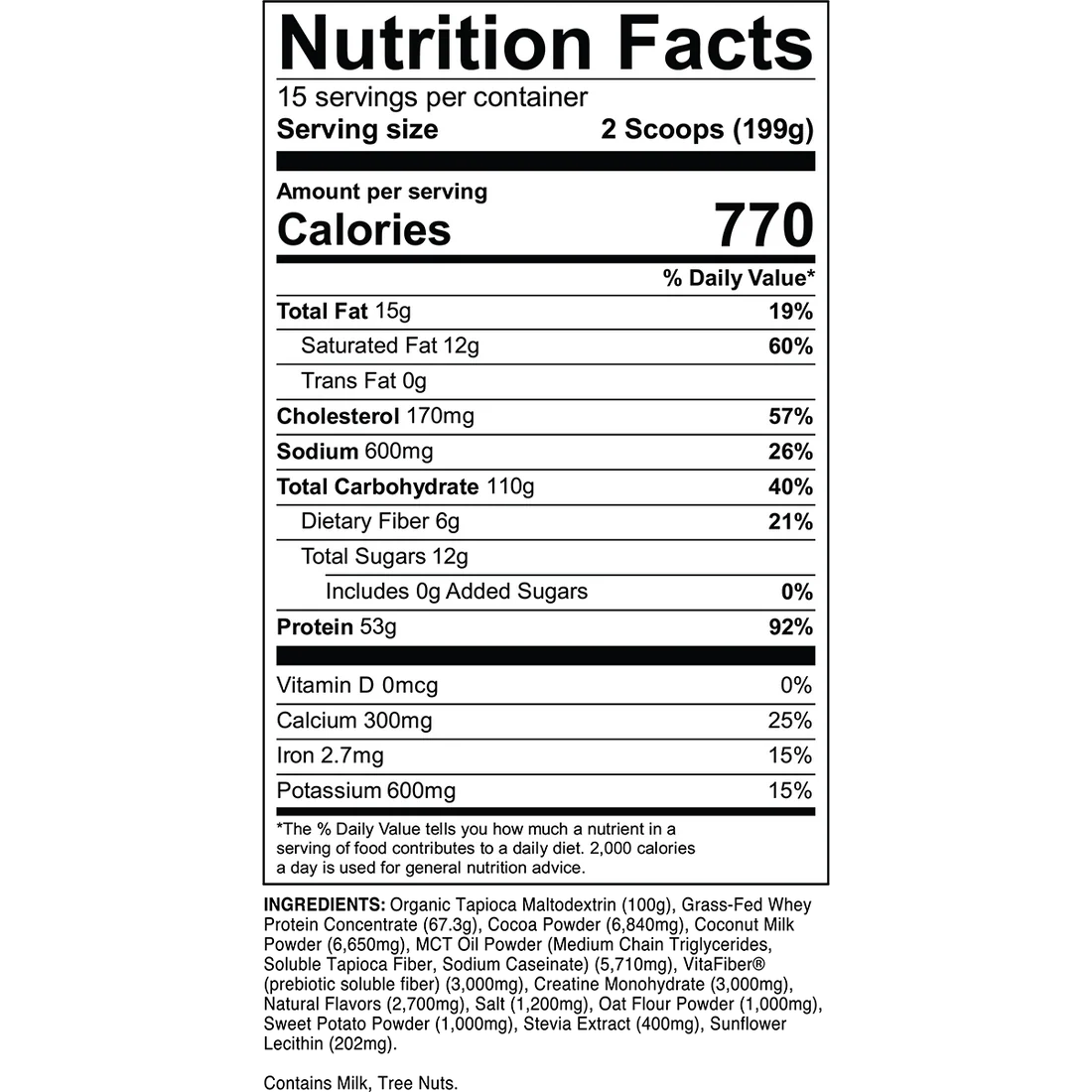 Transparent Labs | Mass Gainer
