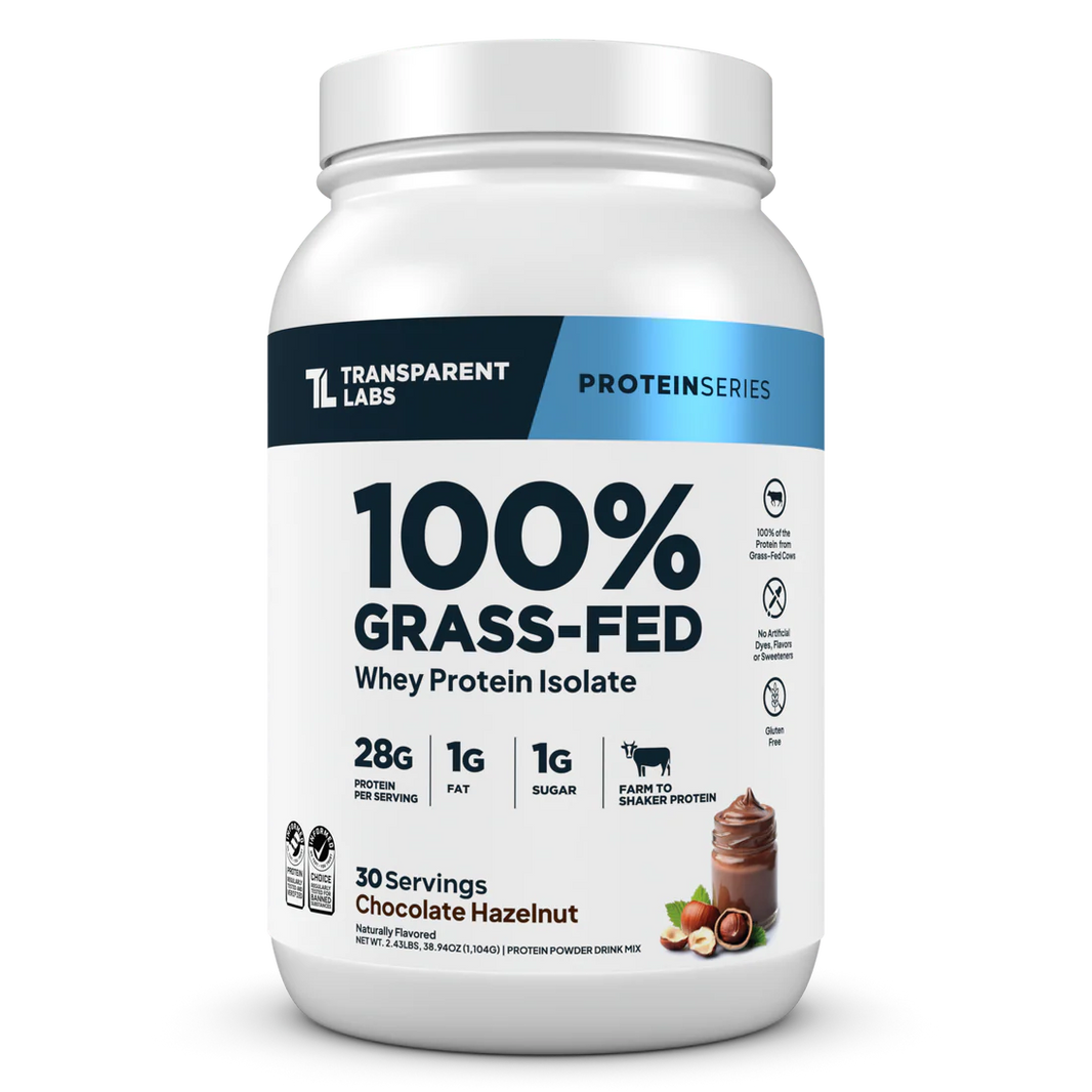 100% Grass-Fed Whey Protein Isolate - 30sv