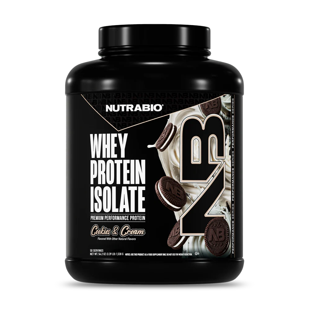 NutraBio | 100% Whey Protein Isolate 50 SV