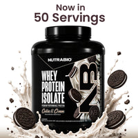 NutraBio | 100% Whey Protein Isolate 50 SV