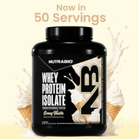 NutraBio | 100% Whey Protein Isolate 50 SV