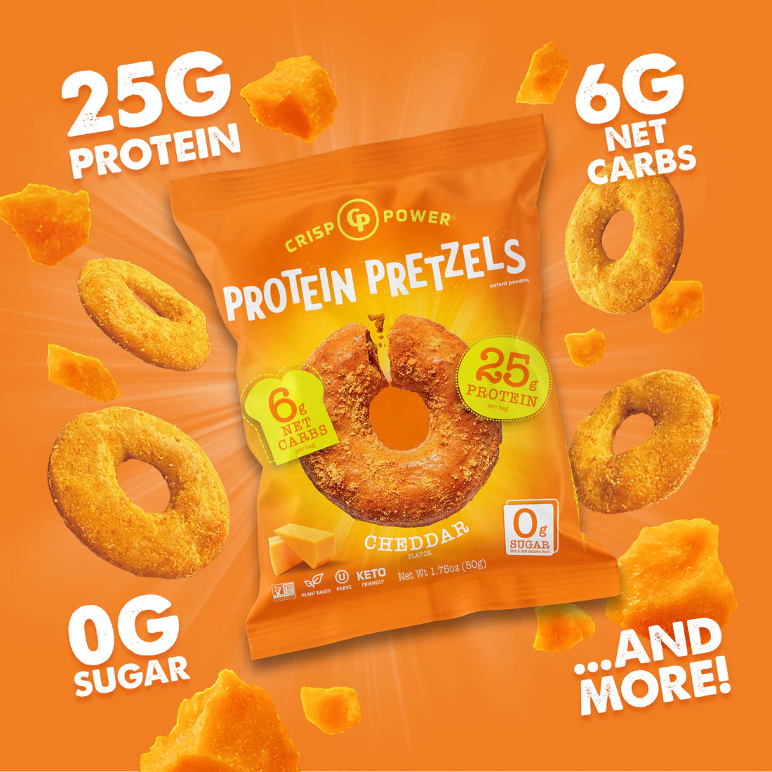 Crisp Power | Protein Pretzels