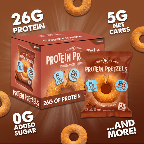 Crisp Power | Protein Pretzels