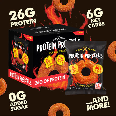 Crisp Power | Protein Pretzels