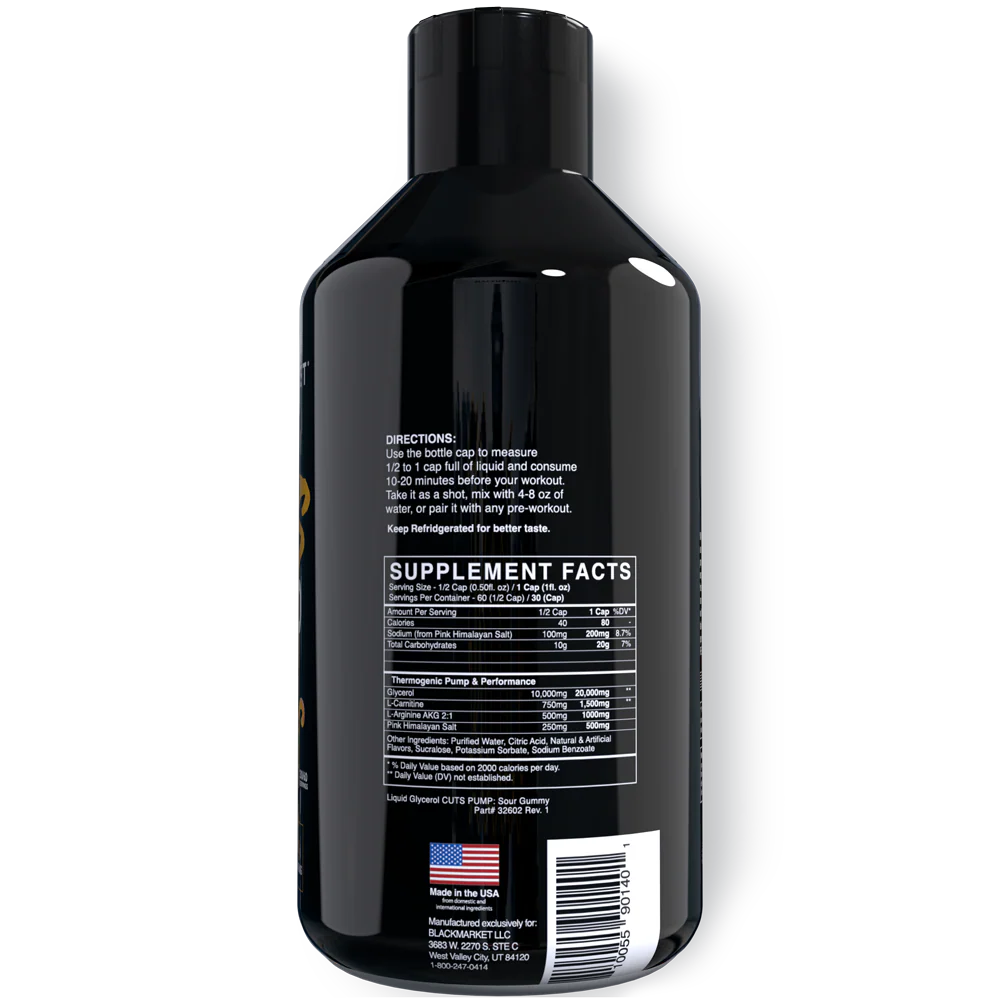 Black Market Labs | CUTS Thermogenic PUMP