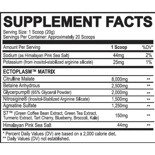 Ecto Plasm Non-Stimulant Pump Max Muscle Orlando