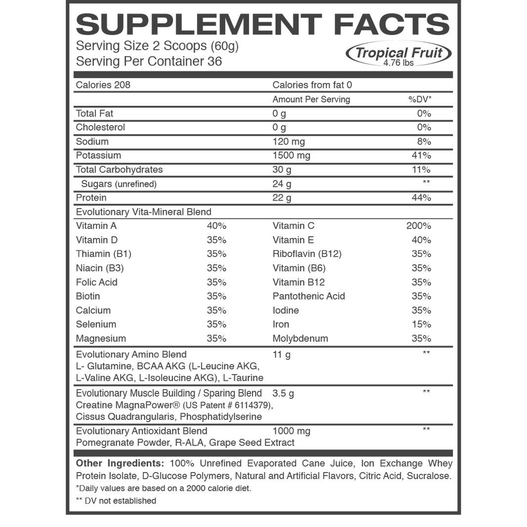 Evolution Post workout Max Muscle Orlando