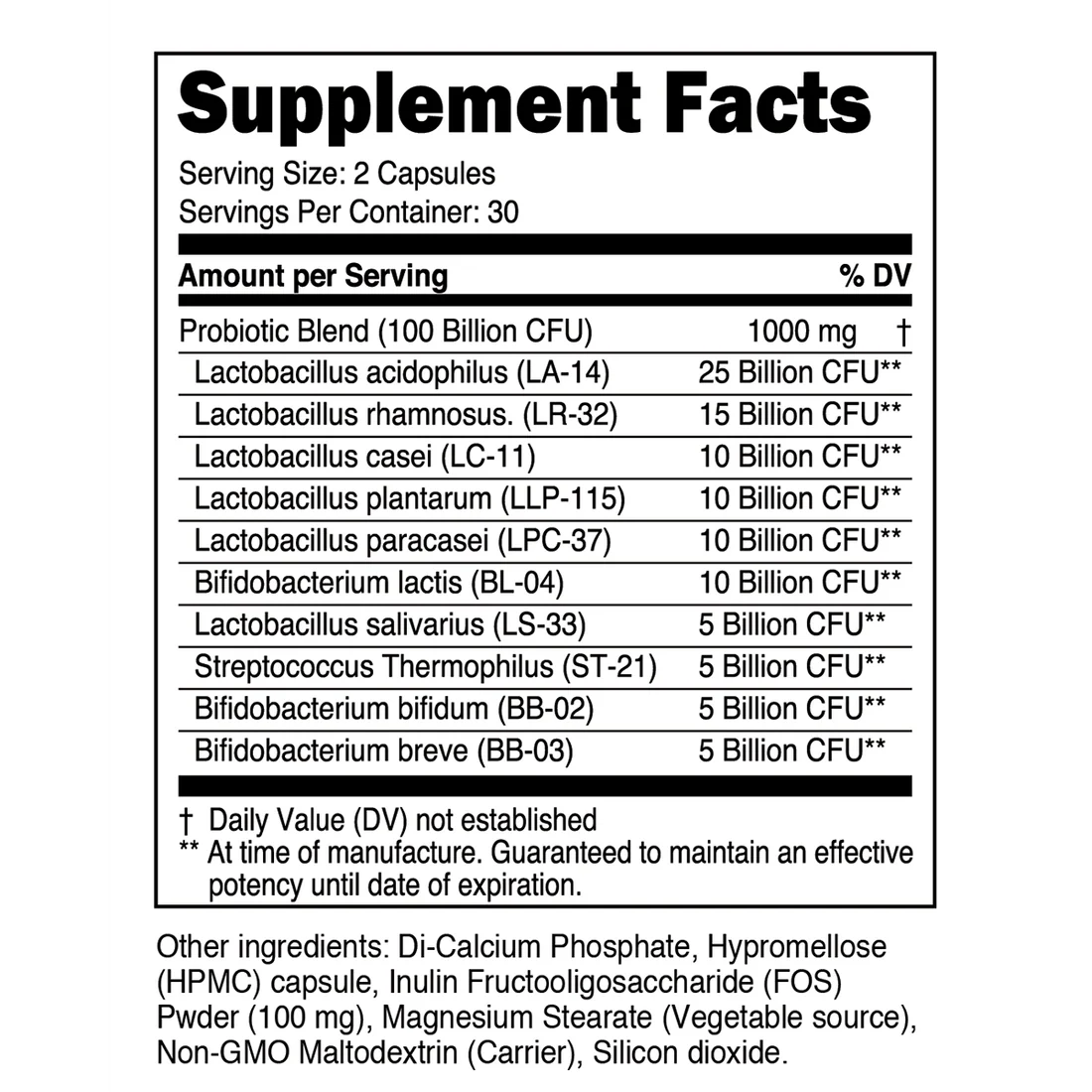 Transparent Labs | Probiotic Advanced Gut Health Formula