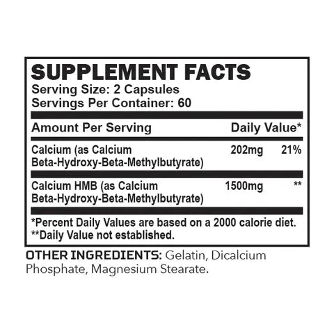 HMB 1500mg Max Muscle Orlando