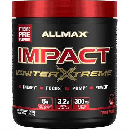 IMPACT IGNITER XTREME: PRE WORKOUT SUPPLEMENT Max Muscle Orlando