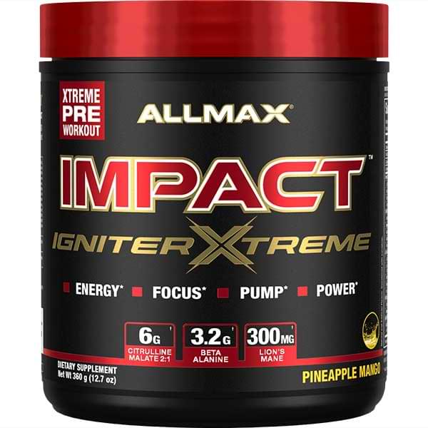 IMPACT IGNITER XTREME: PRE WORKOUT SUPPLEMENT Max Muscle Orlando