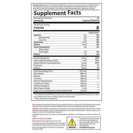 Kodagenix Gummy Pre-workout Max Muscle Orlando