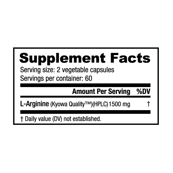 L-Arginine 750mg Max Muscle Orlando