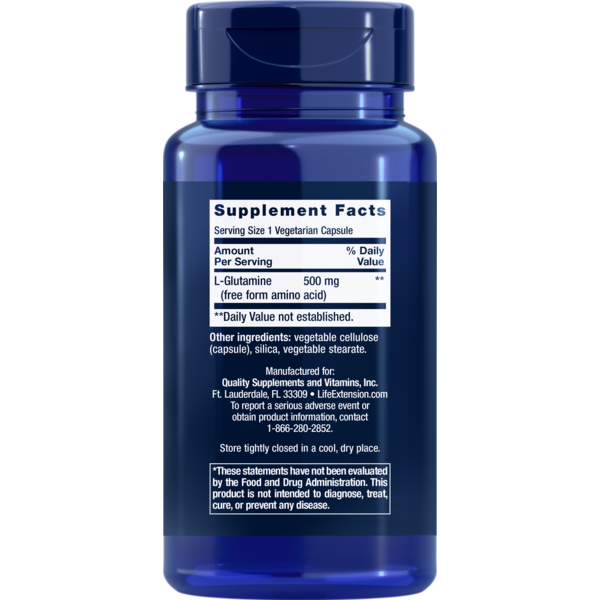 L-Glutamine 500mg Max Muscle Orlando