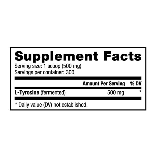 L-Tyrosine 150g Max Muscle Orlando