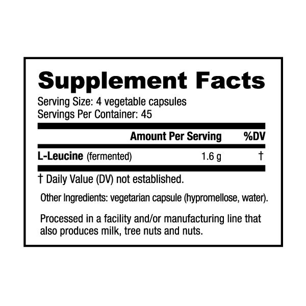 Leucine 400mg Max Muscle Orlando