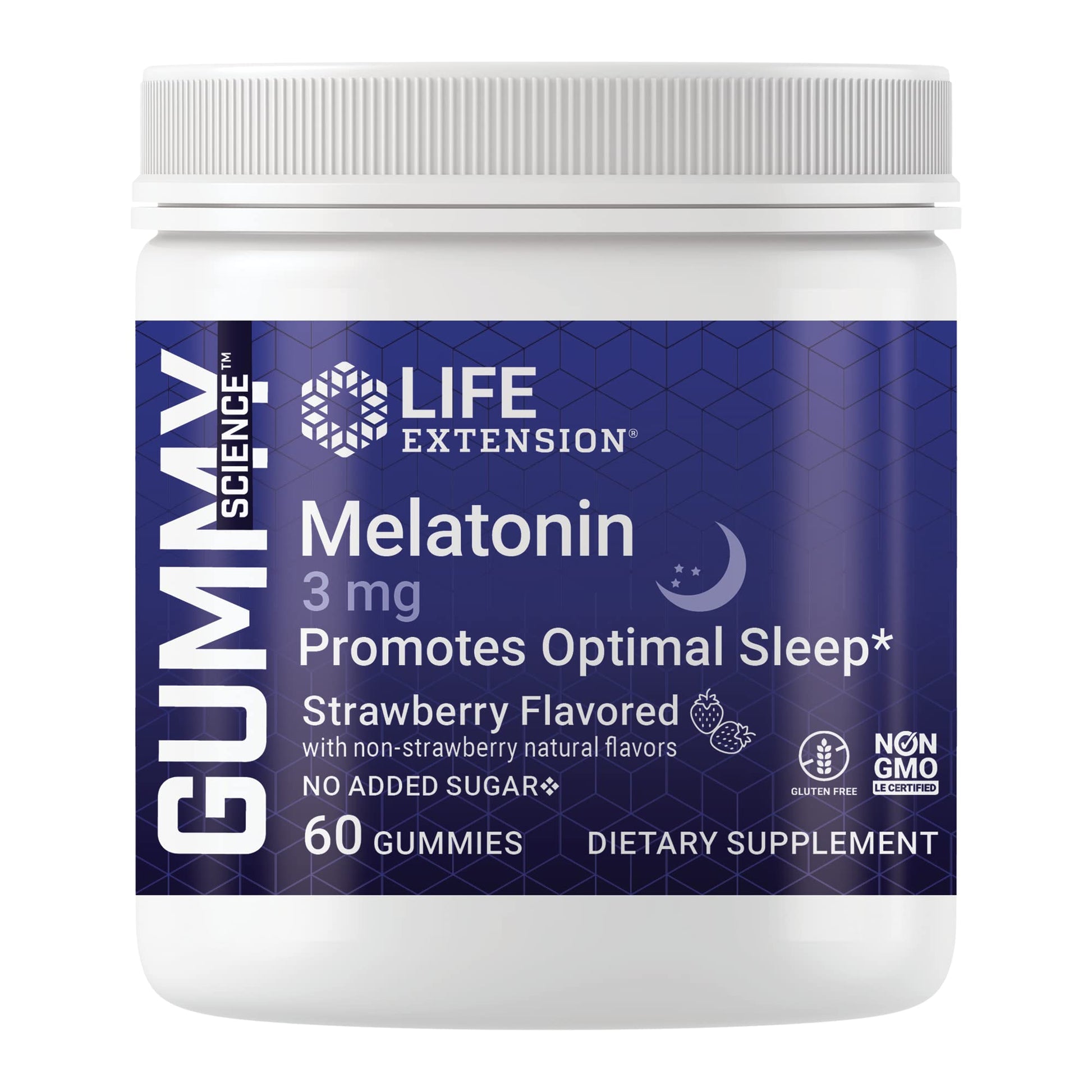 Melatonin 3 mg - Sleep Support Supplement Strawberry Flavor Gummy Max Muscle Orlando