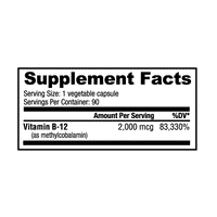 Methyl B-12 (2000mcg) Max Muscle Orlando