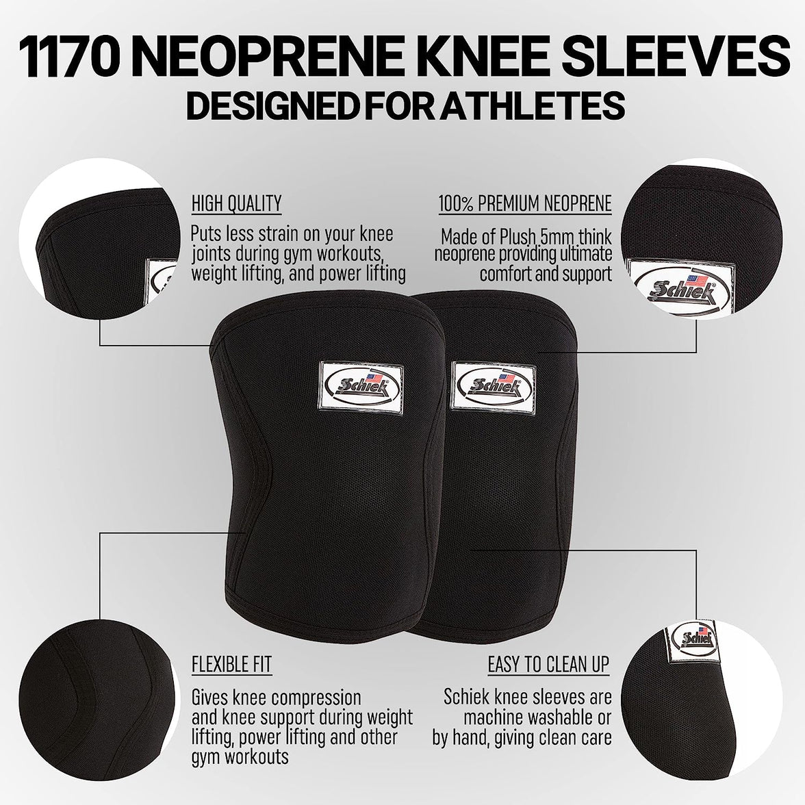 Model 1170CF Men's Knee Sleeves. Rx (Set of 2) Max Muscle Orlando