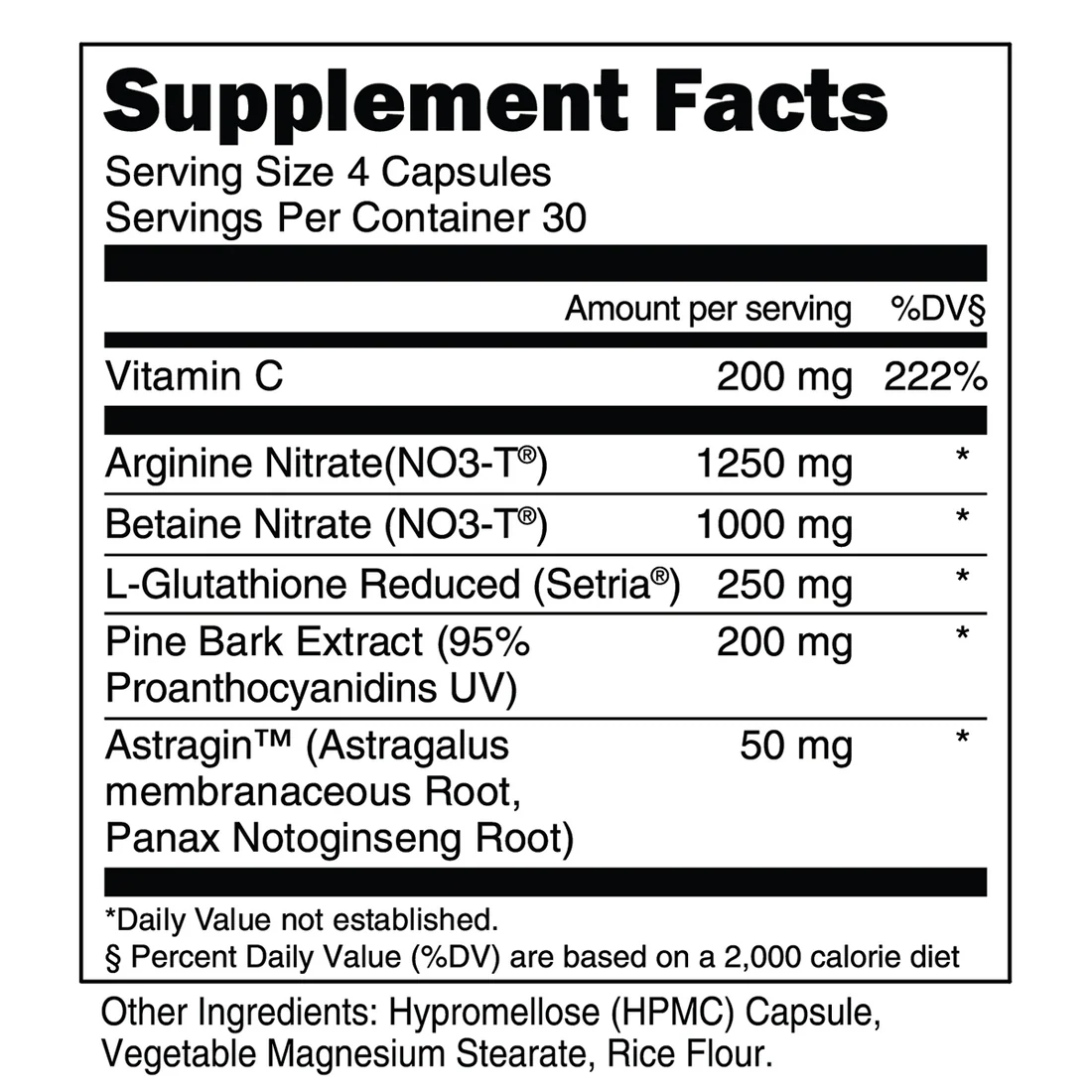 Transparent Labs | Nitric Oxide