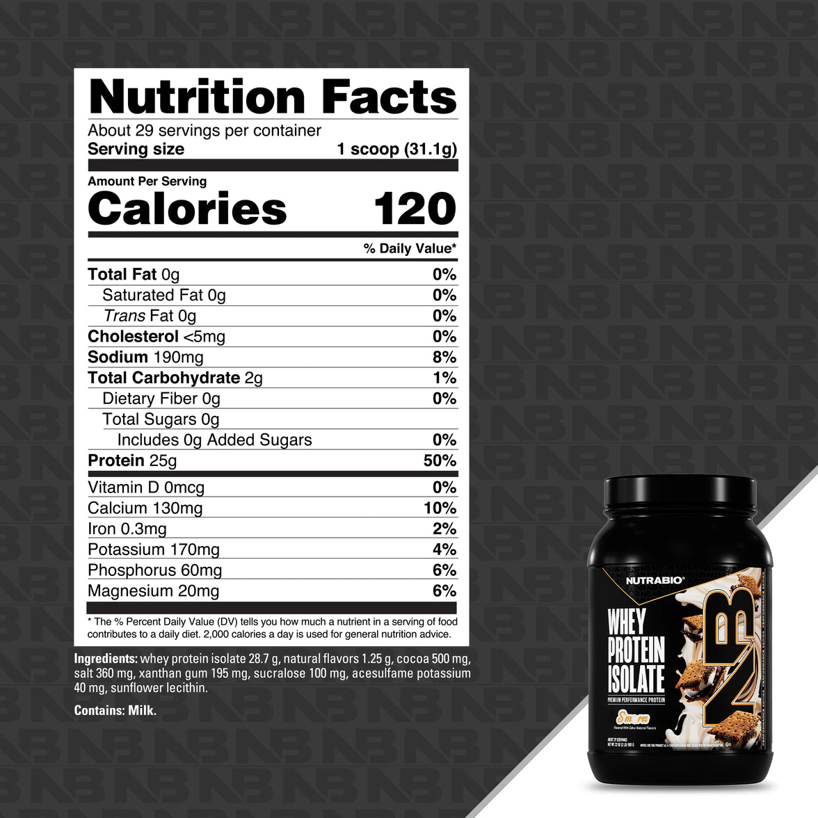 NutraBio | 100% Whey Protein Isolate
