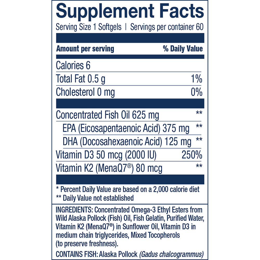 Omega-3 + K2 & D3 Max Muscle Orlando