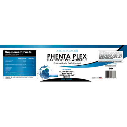 Phenta Plex Hardcore Pre-Workout Max Muscle Orlando