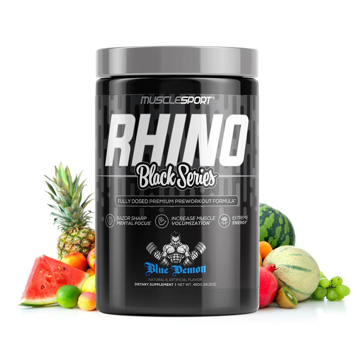 Rhino BLACK V2 - High Performance & Stim Preworkout Max Muscle Orlando