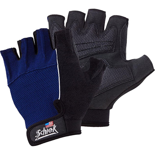 Schiek Sports 510 Cross Training Fitness Gloves - Weight Lifting Gloves with Adjustable Straps - Silicone Gel Padded Gloves for Women and Men Max Muscle Orlando