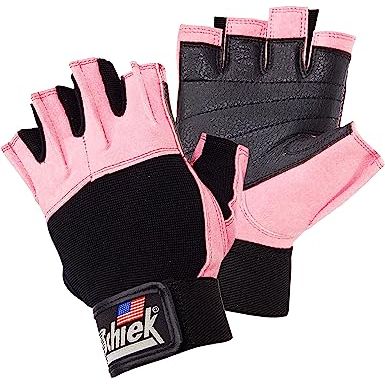 Schiek Sports 520P Womens Gloves - Pink Fingerless Weightlifting Gloves for Women Max Muscle Orlando