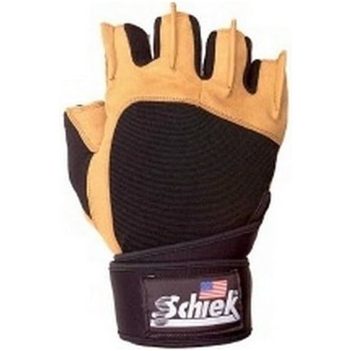 Schiek Sports Model S 425 Power Series Weight Lifting Gloves - Leather Gym Gloves with Padded Palms Max Muscle Orlando