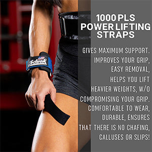 Schiek Sports Power Lifting Straps (1000-PLS) Max Muscle Orlando