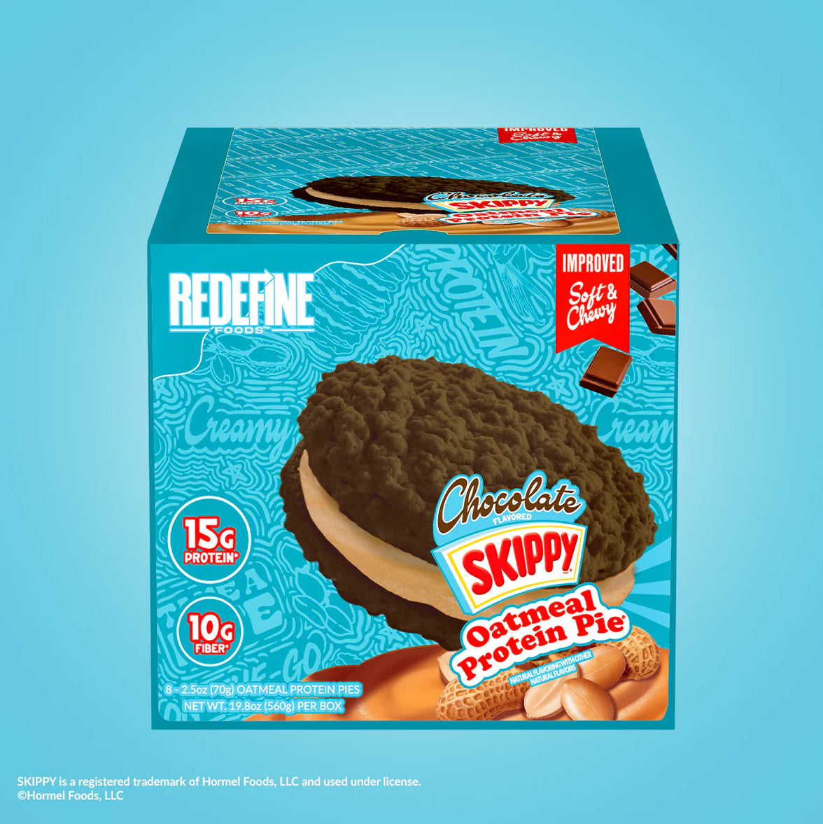Oatmeal Protein Pie, Skippy Chocolate