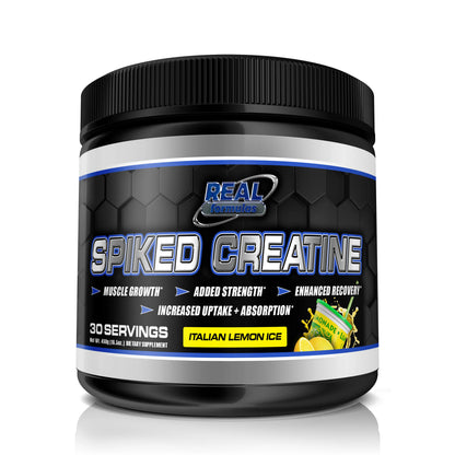 Spiked Creatine Powder - Creatine, Dextrose, and Alpha-Lipoic Acid - for Sport Workout Support & Performance - 30 Servings
