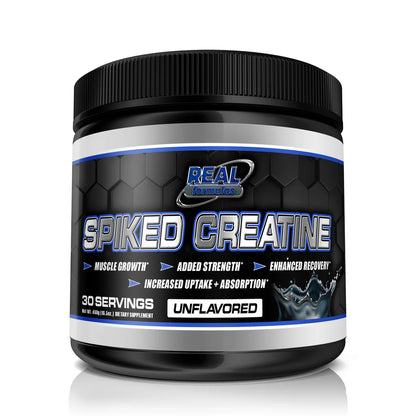 Spiked Creatine Powder - Creatine, Dextrose, and Alpha-Lipoic Acid - for Sport Workout Support & Performance - 30 Servings
