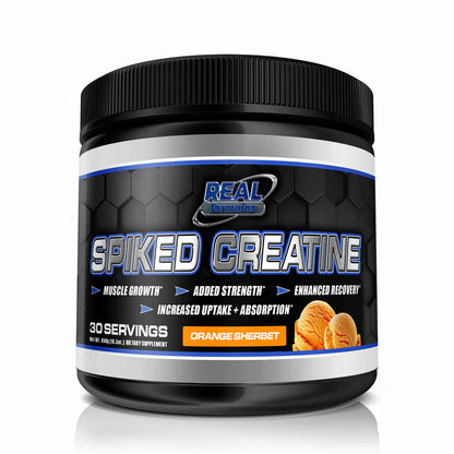 Spiked Creatine Powder - Creatine, Dextrose, and Alpha-Lipoic Acid - for Sport Workout Support & Performance - 30 Servings