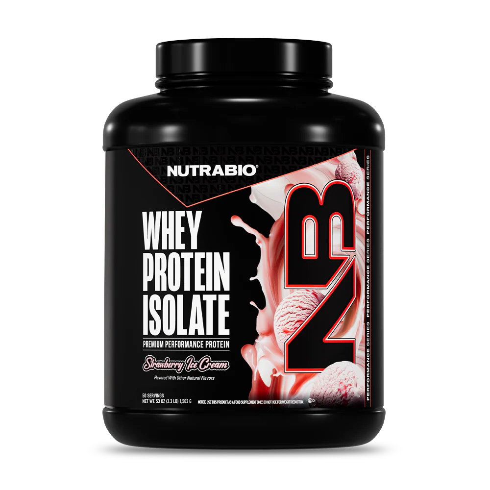 NutraBio | 100% Whey Protein Isolate 50 SV