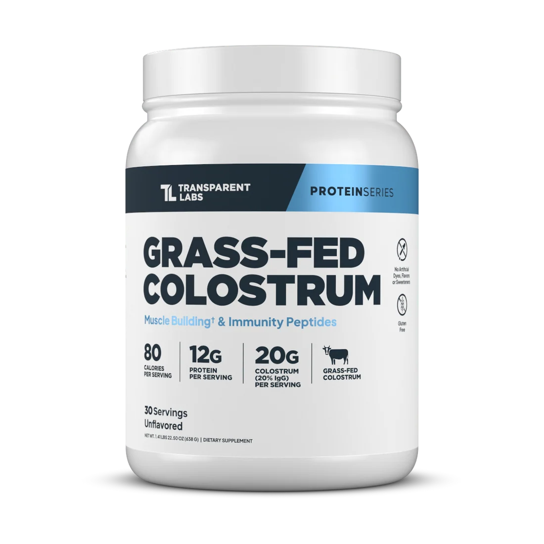 Transparent Labs| Grass Fed Colostrum