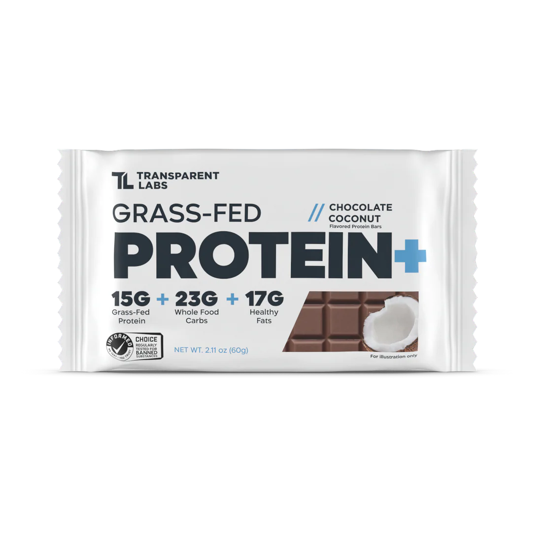 Transparent Labs | Grass-Fed Protein+ Bars