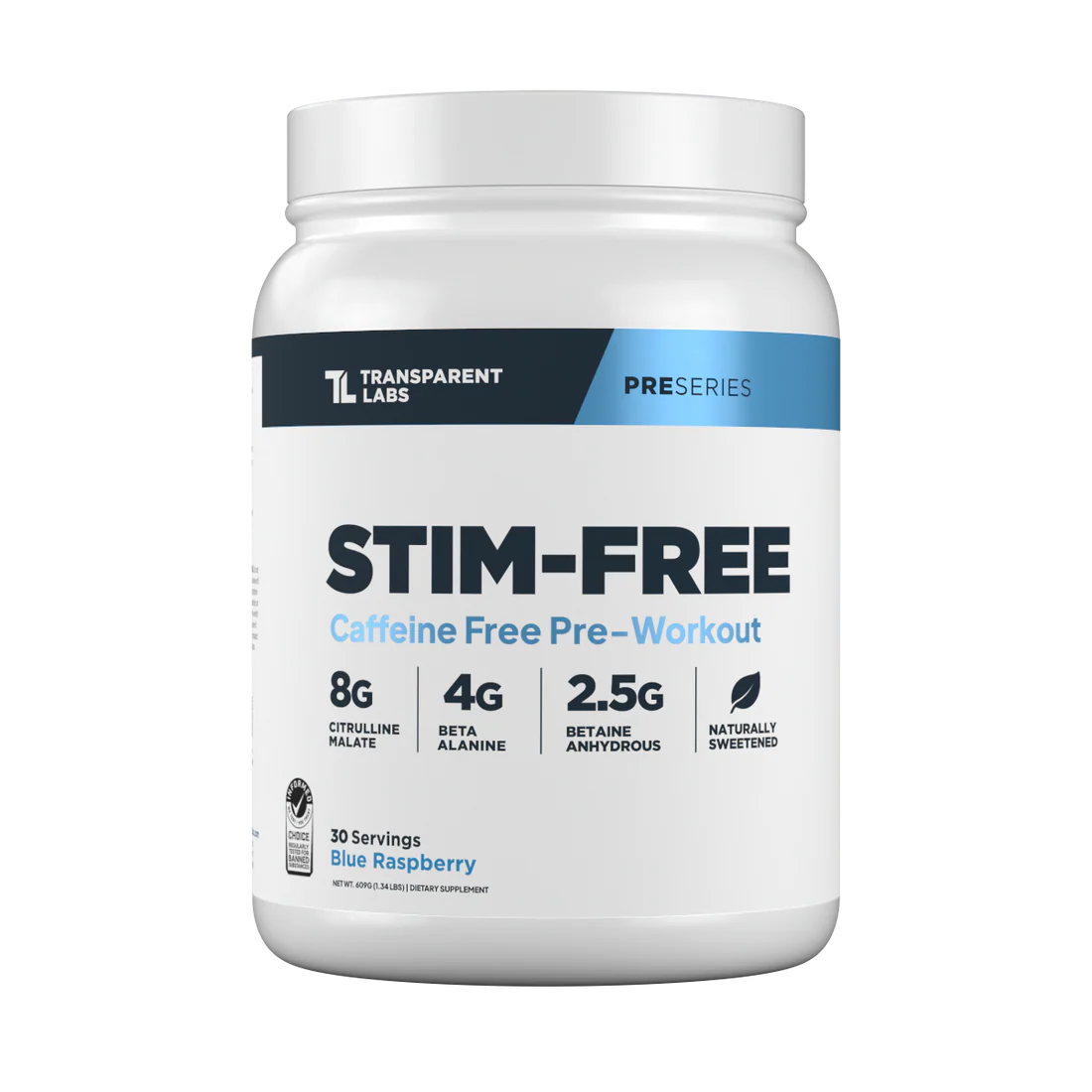 Transparent Labs | Stim Free Pre Workout (100% Caffeine Free)
