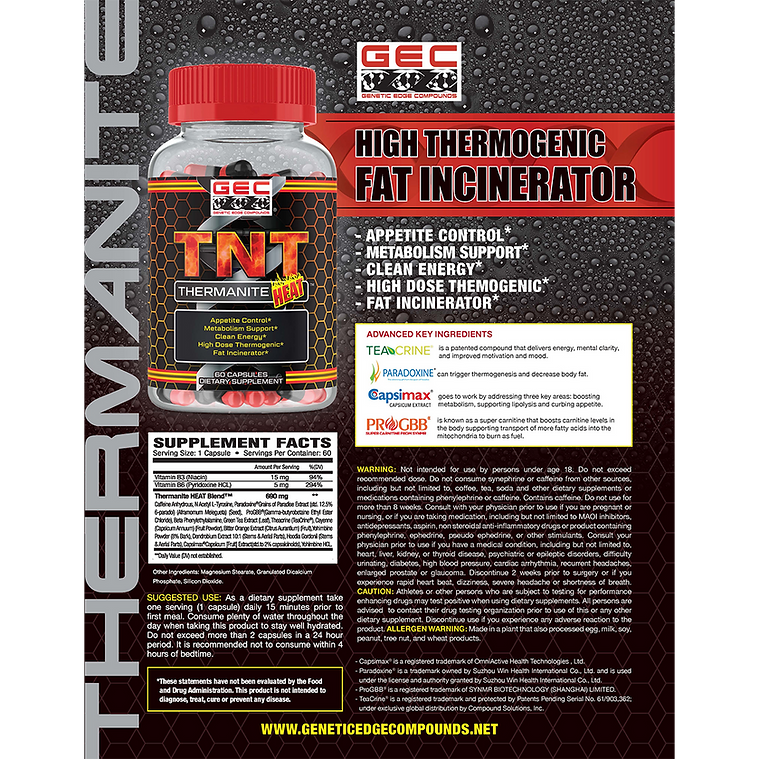 TNT HEAT - Thermanite Max Muscle Orlando