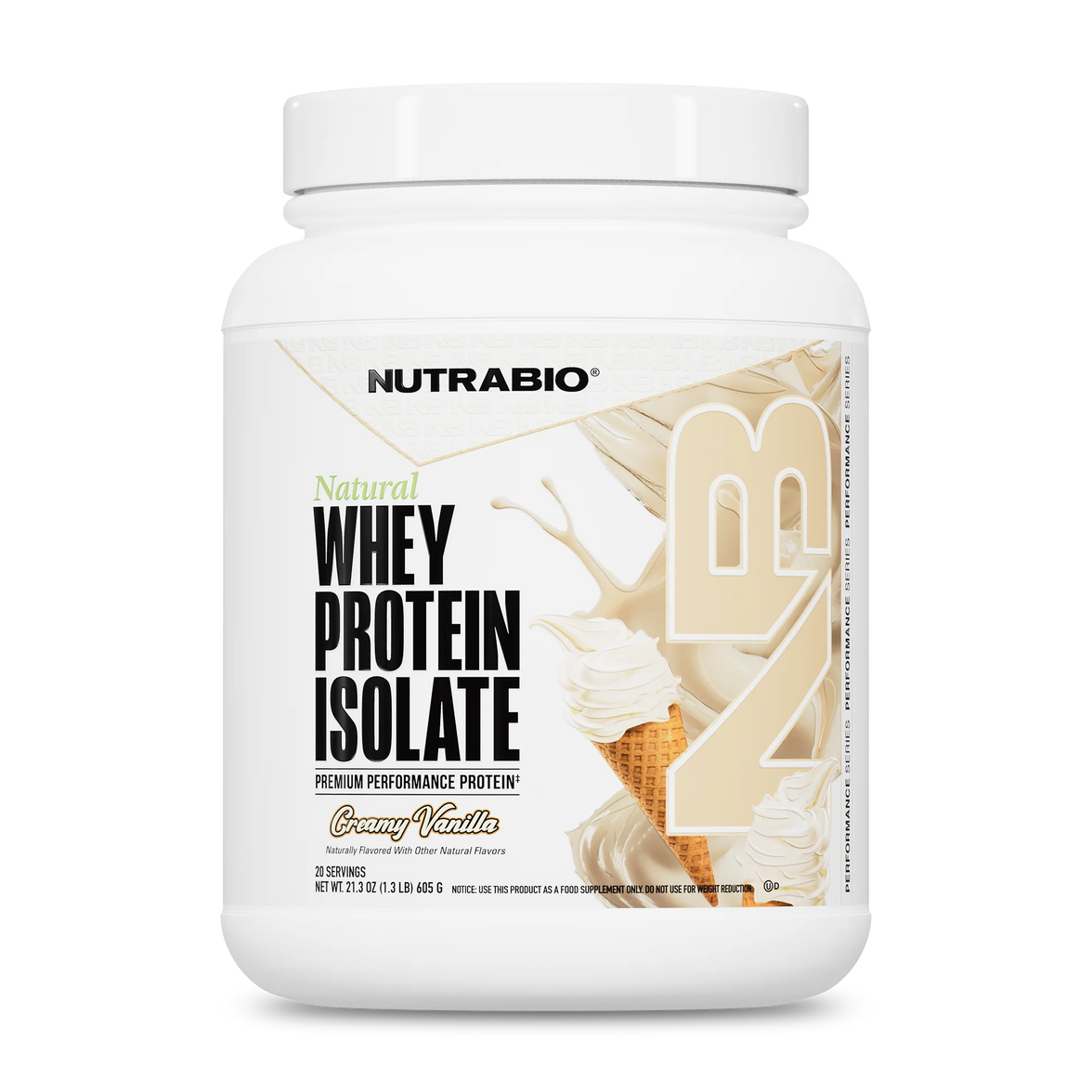 NutraBio |Natural Whey Protein Isolate