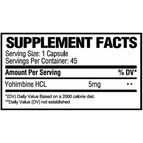 Yohimbine HCL | Buy 1 Get 1 50% Off Max Muscle Orlando