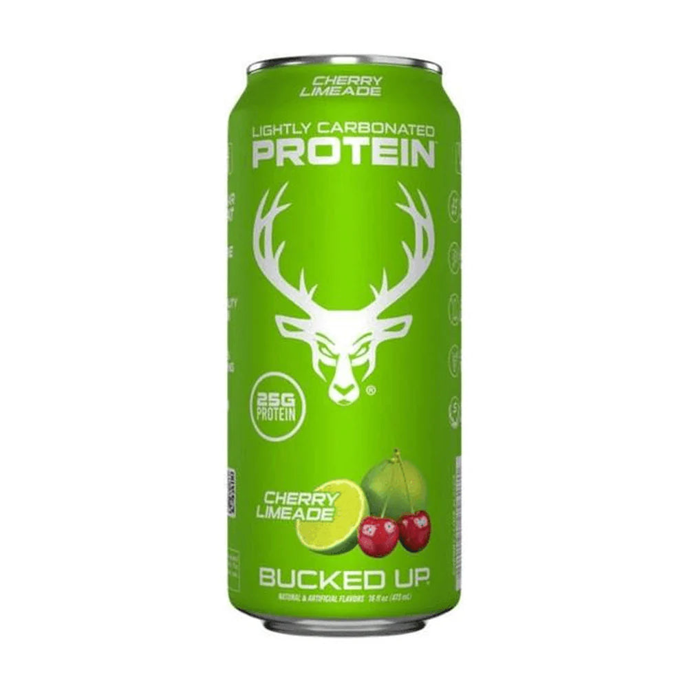 Bucked Up’s Lightly Carbonated Protein Drink