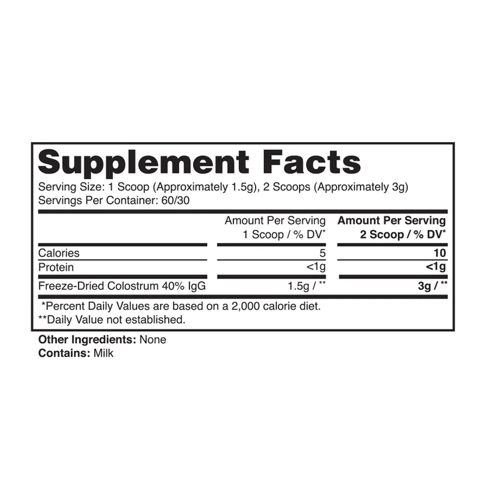 Apollo Nutrition | Colostrum