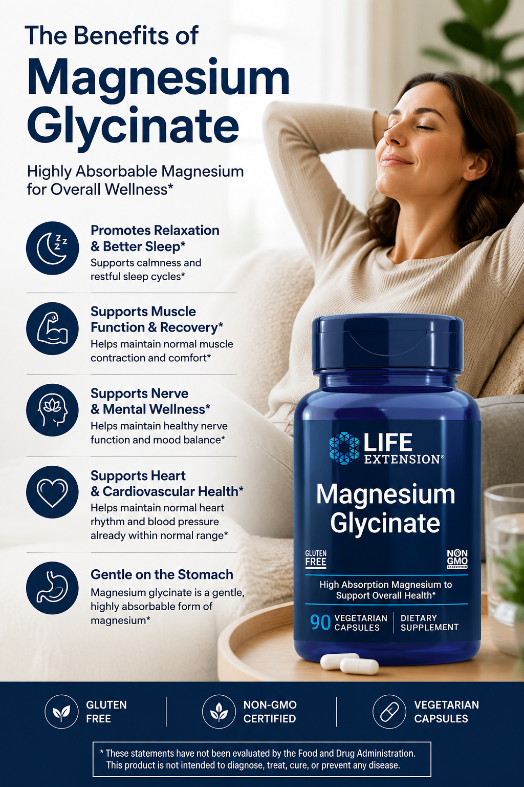 Life Extension | Magnesium Glycinate
