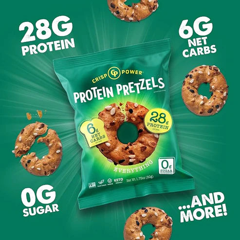 Crisp Power | Protein Pretzels