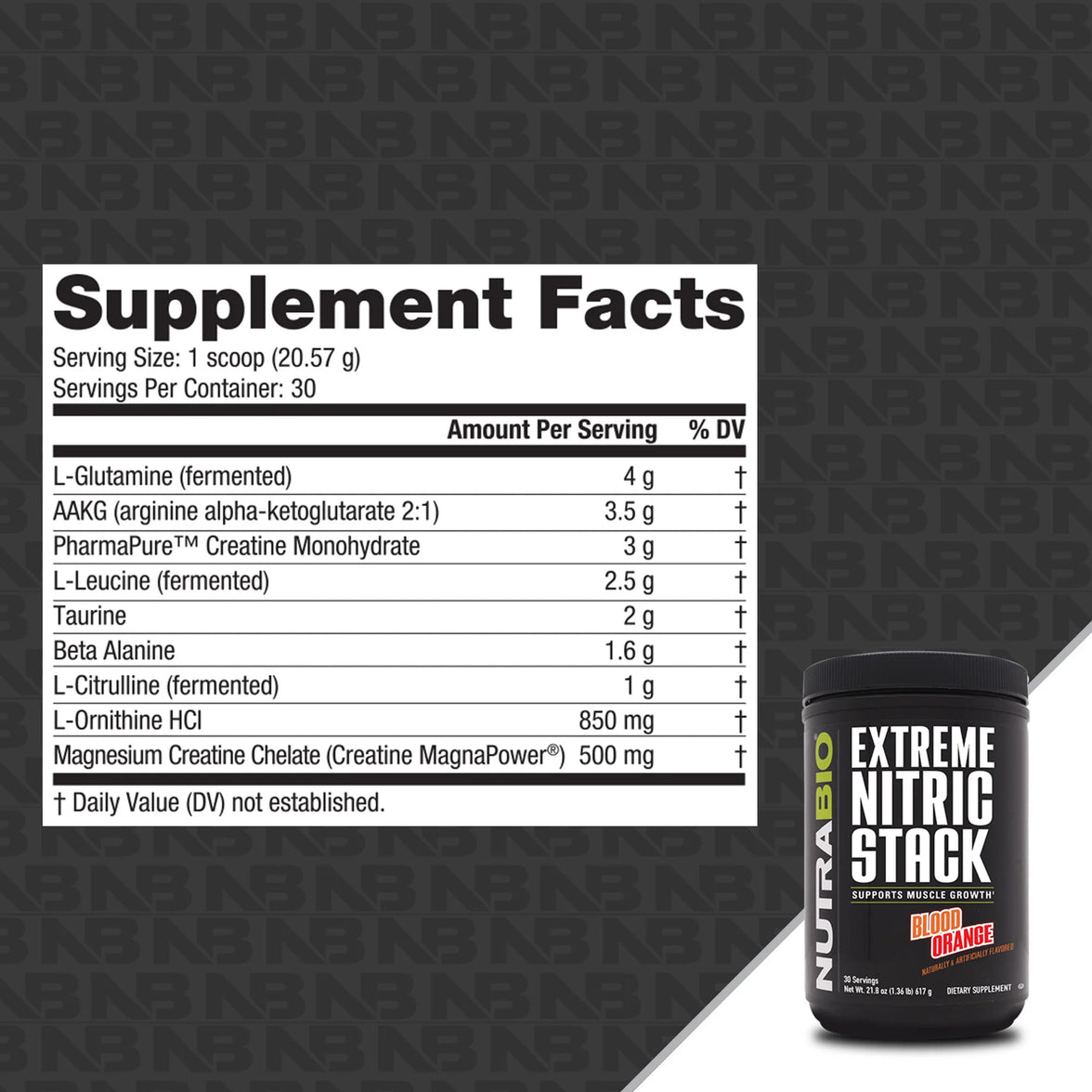 NutraBio | Extreme Nitric Stack